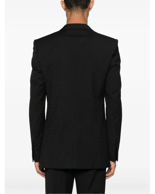 Givenchy Black Monogram 72-Jacquard Blazer for men