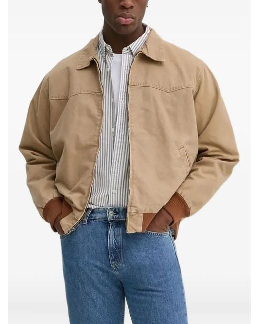 Levi's Blue Embarcadero Zip-Up Bomber Jacket for men