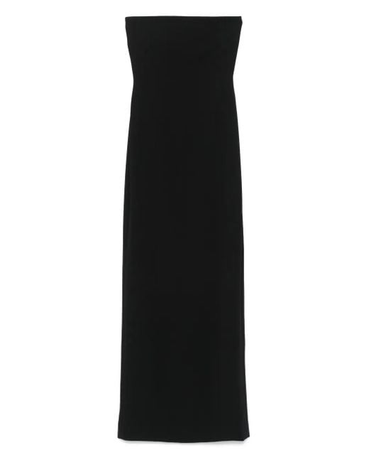 Solace London Black Off-Shoulder Dress