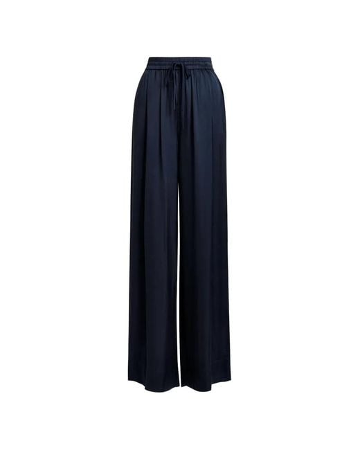 Essentiel Antwerp Blue Drawstring-Waist Trousers