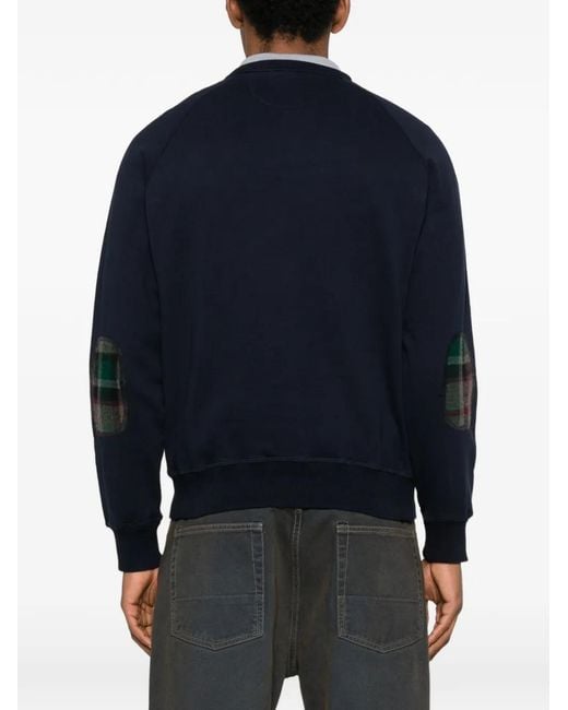 In The Box Blue Crew-Neck Sweatshirt for men