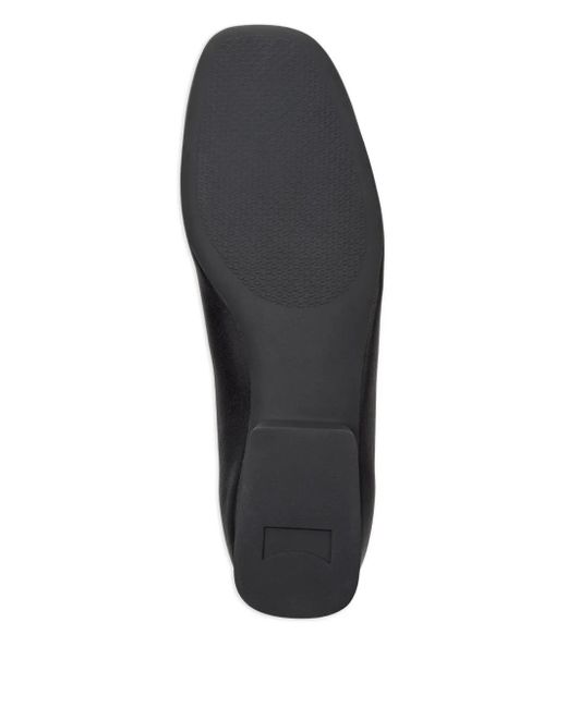 Camper Black Casi Myra Lace-Up Leather Flats