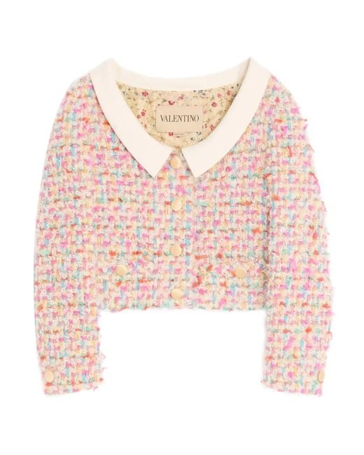 Valentino Garavani Pink Candy Tweed Jacket