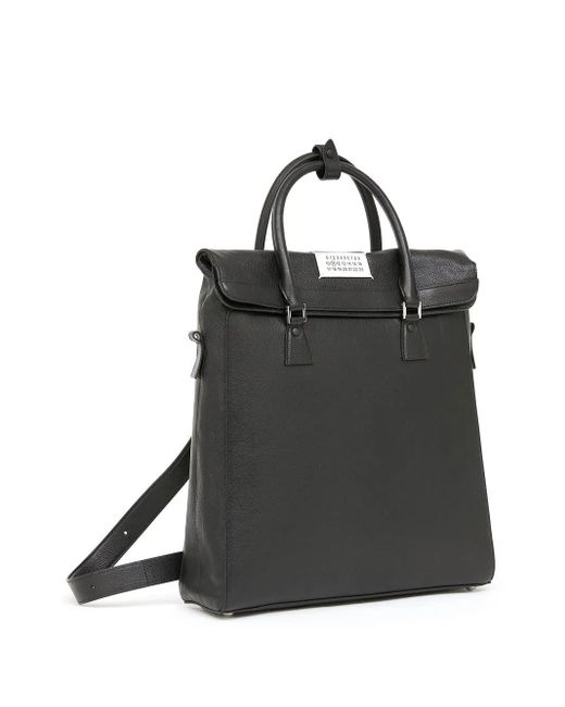 Maison Margiela 5Ac Leren Rugzak in het Black voor heren