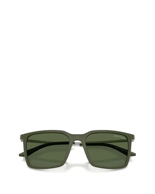 ARMANI EXCHANGE Green Square-Frame Sunglasses for men