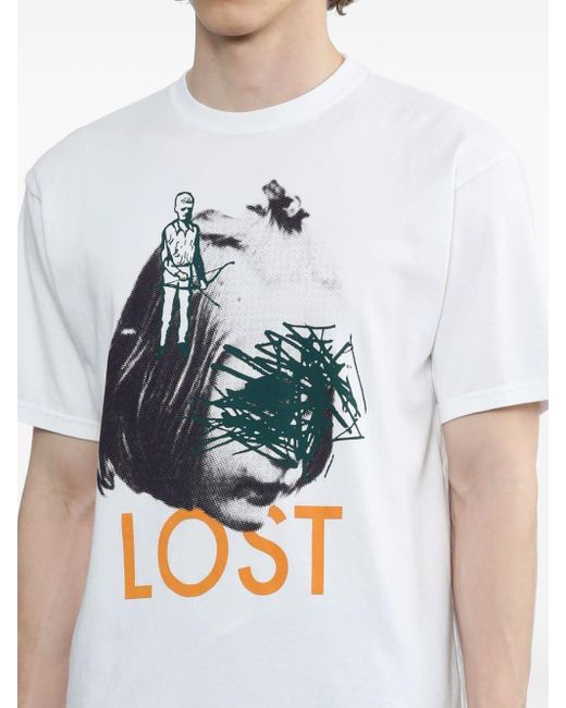 Undercover T-Shirt mit grafischem Print in White für Herren