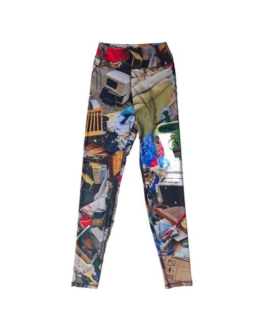 Borbala Blue Lomtalanitas Graphic-Print Leggings