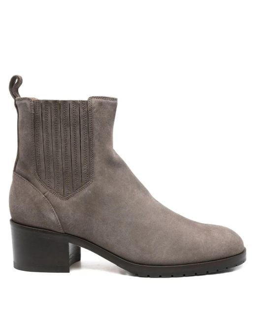 Bottines En Daim À Empiècement Élastique 50 Mm Doucal's en coloris Brown