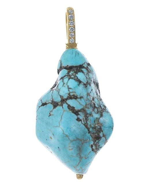 Jenna Blake Blue 18Kt Nugget Necklace