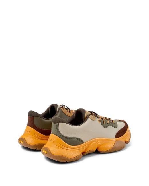 Camper Orange Karst 2 Leather Sneakers