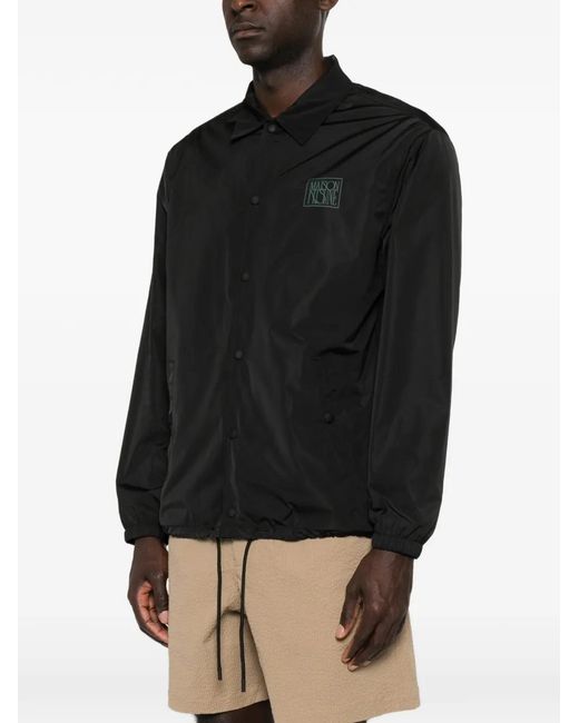 Maison Kitsuné Black Coach Jacket for men