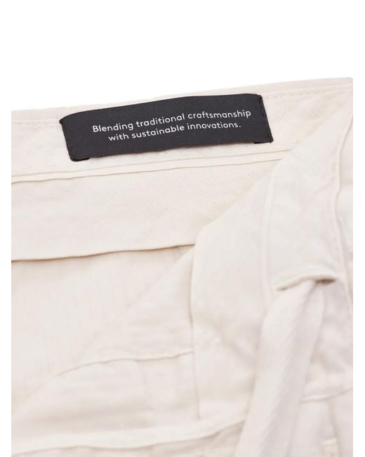 Bermudas Chino Closed de hombre de color White