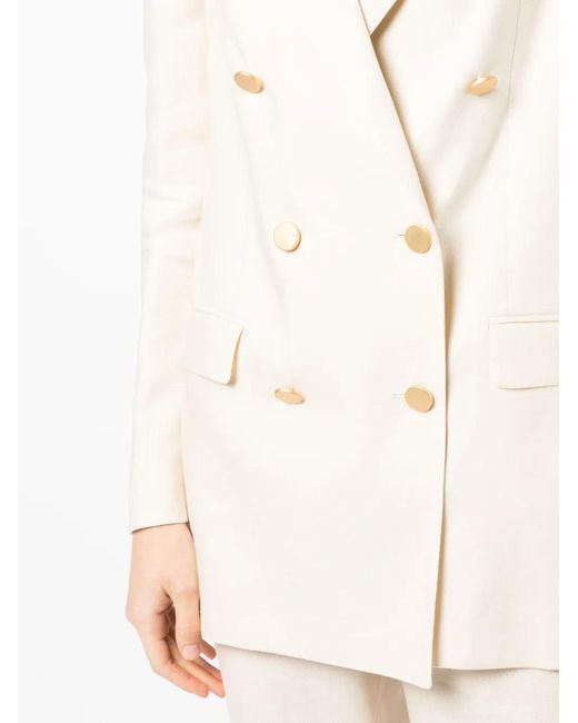 Traje Con Doble Botonadura Tagliatore de color White