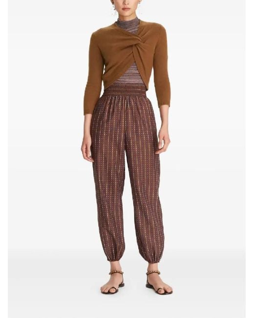 Tory Burch Red Kaschmirpullover mit Twist-Detail