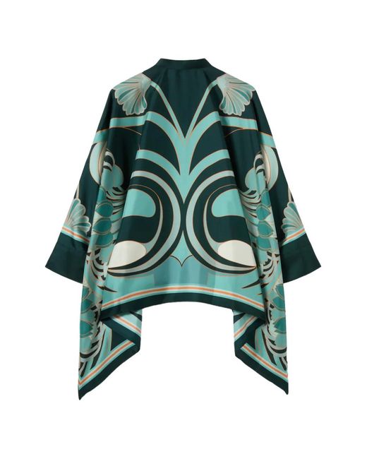 LaDoubleJ Green Floral-Print Shirt