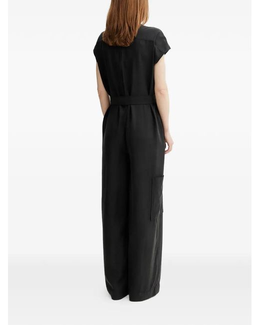 Marc O' Polo Black Belted-Detail Jumpsuit