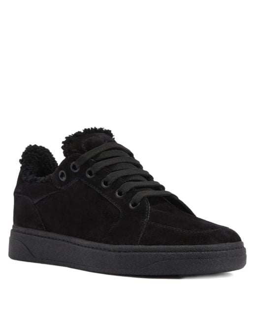Giuseppe Zanotti Low-Top-Sneakers aus Wildleder in Black für Herren
