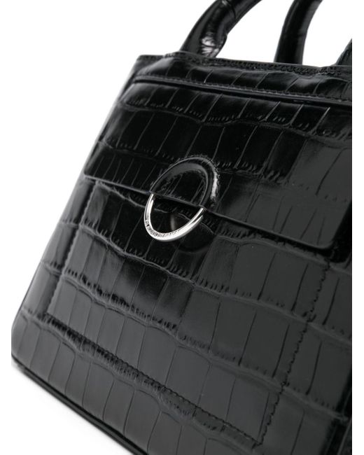Anouck leather tote bag di Claudie Pierlot in Black