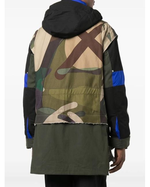 Sacai Black Jackets Brown for men