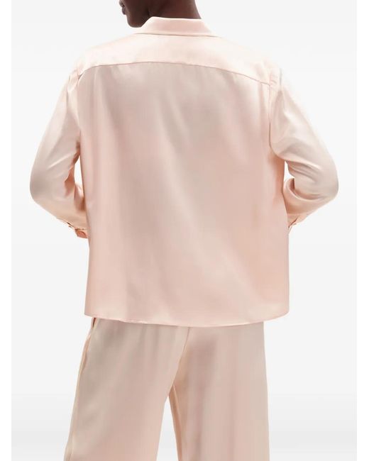 Eres Pink Event Pleated Silk Trousers