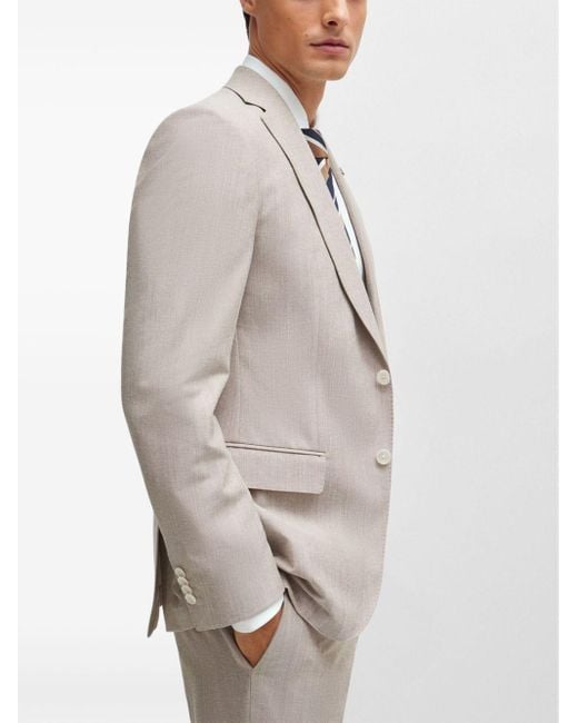 Boss Klassischer Anzug in Gray für Herren