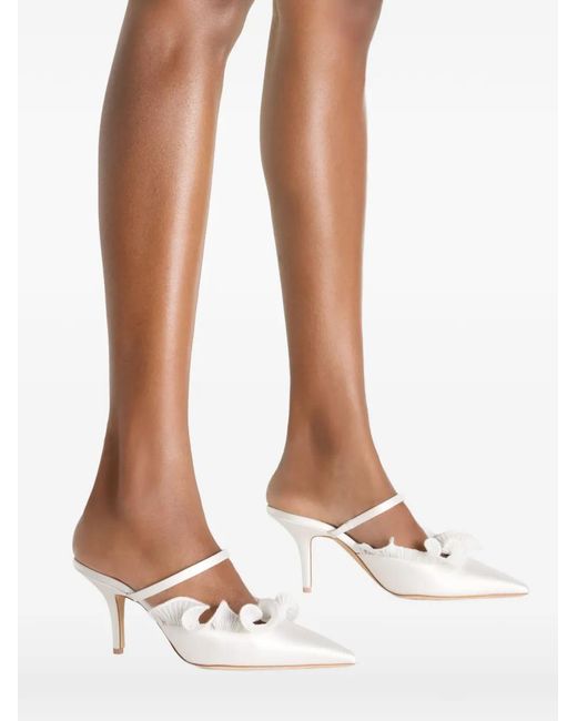 Malone Souliers White Cecile Mules