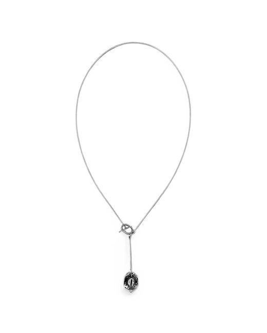 Twojeys White Hat Lazo Necklace