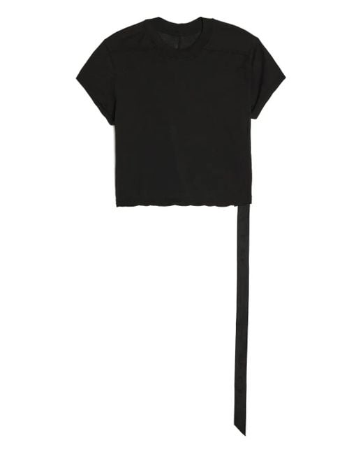 Rick Owens Organic Cotton T-shirt Black