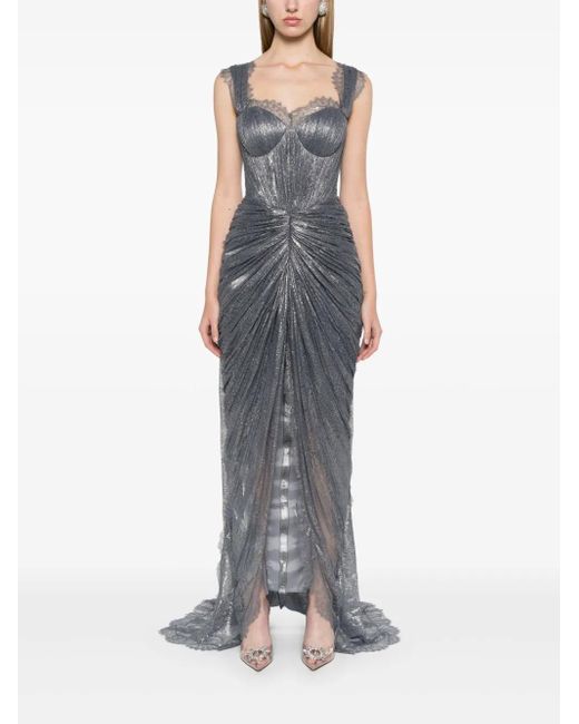IRIS SERBAN Gray Hera Gown