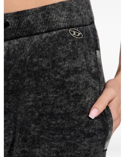 DIESEL Gray M-Honorine Drawstring-Fastening Track Pants