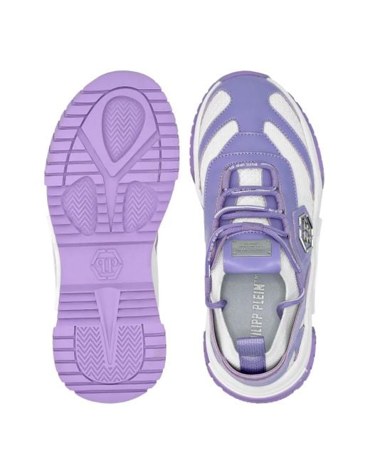 Philipp Plein Purple Predator Sneakers