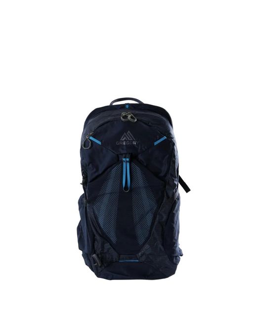 Gregory Blue Miko 25 Logo-Print Panelled Backpack for men