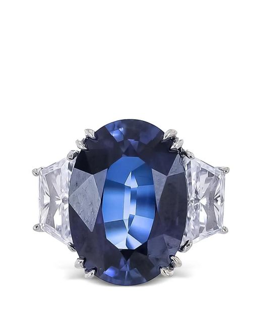 Fantasia by Deserio Blue Sapphire Cubic Zirconia Ring