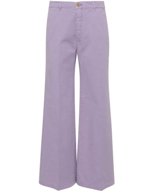 Forte Forte Purple Lavender Cotton Trousers