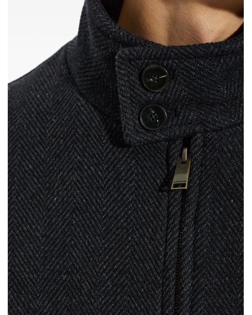 DARKPARK Blue Long-Sleeves Bomber Jacket for men