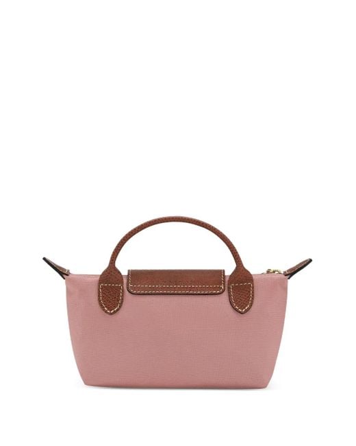 Longchamp Pink Zweifarbiger Shopper