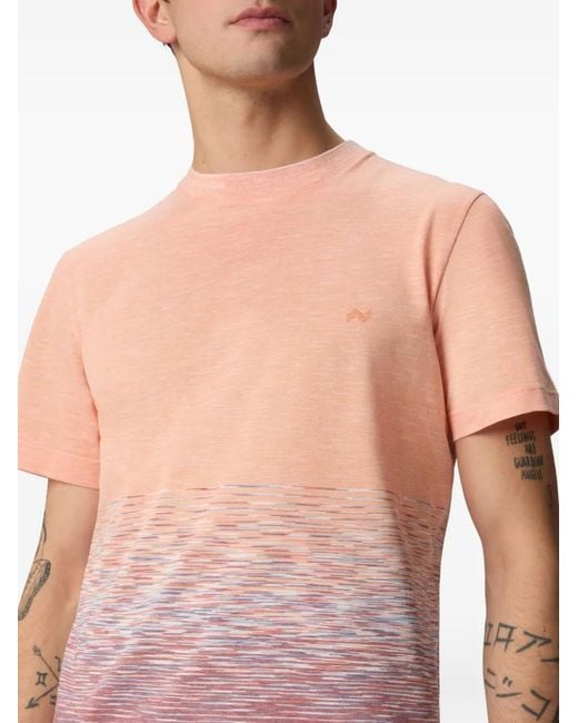 Missoni Pink T-Shirt En Maille Intarsia for men