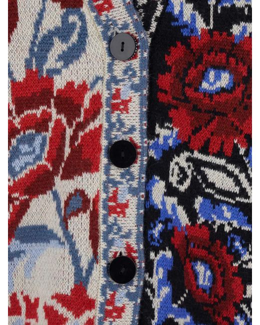 Farm Rio Black Mixed Valentina Floral Button Cardigan