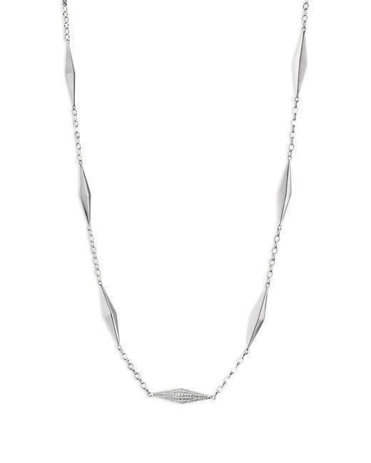 Monica Rich Kosann White Sapphire-Embellishment Necklaces