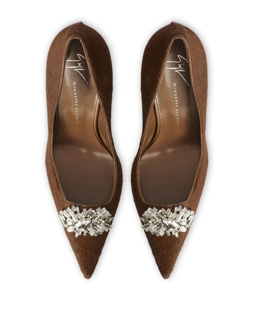 Giuseppe Zanotti Raquel 105mm パンプス Brown