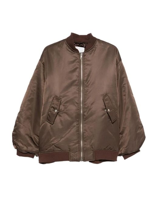 Frankie Shop Brown Astra Bomber Jacket