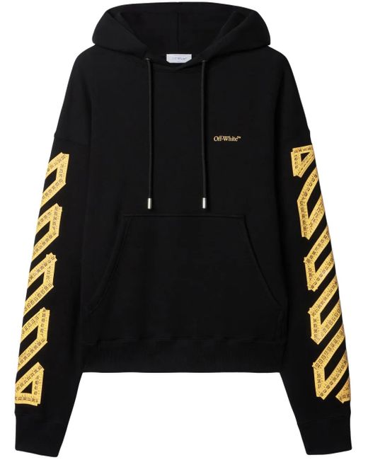 メンズ Off-White c/o Virgil Abloh ブラック Tape Arrow フーディ Black