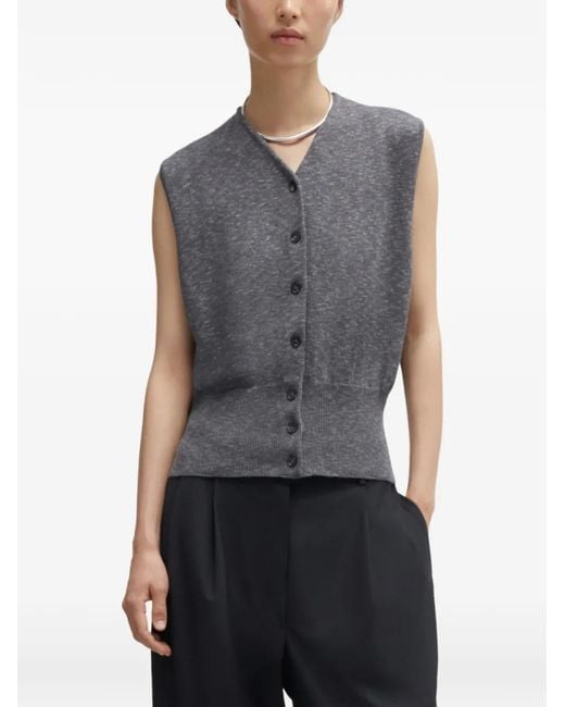 Cordera Blue Flecked Waistcoat