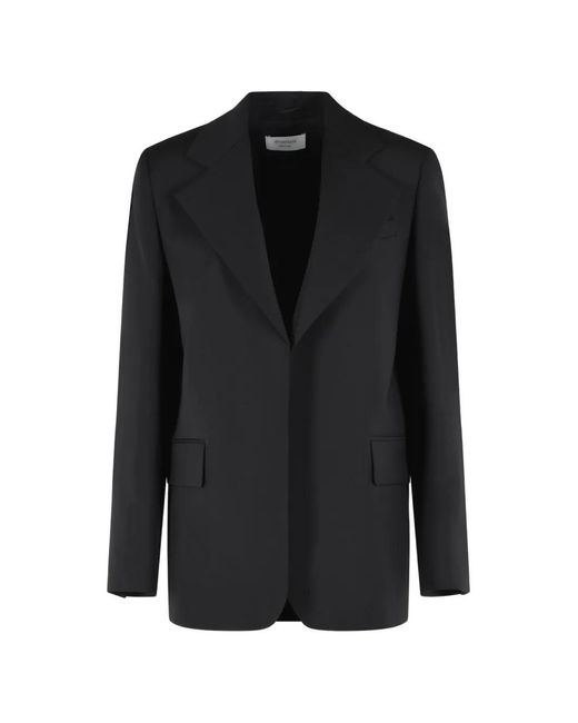 Sportmax Black Tenace Virgin Wool Blazer