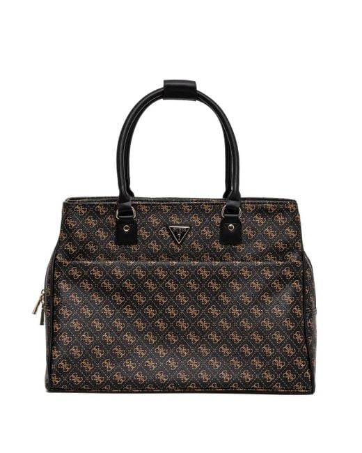 Guess Shopper Met Logoprint in het Black
