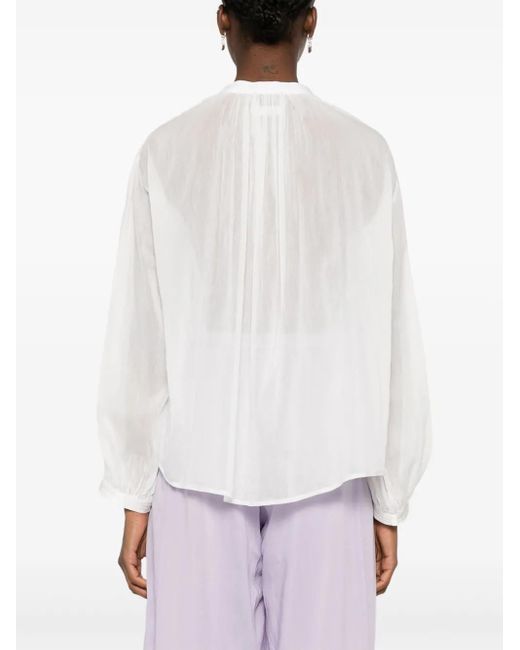 Camicia Semi Trasparente di Forte Forte in White