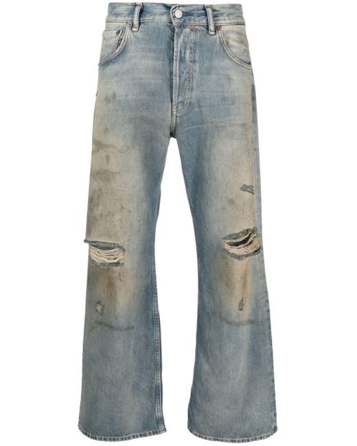 Acne Blue 2021 Loose Fit Jeans for men