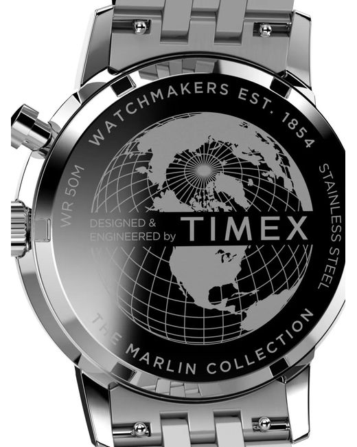 Timex Blue Marlin Moon Phase 40Mm for men
