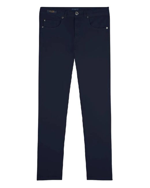 Paul & Shark Blue Five-Pocket Trousers for men
