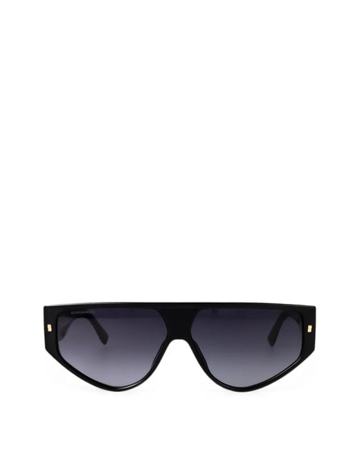 DSquared² Black Cat-Eye Frame Sunglasses for men